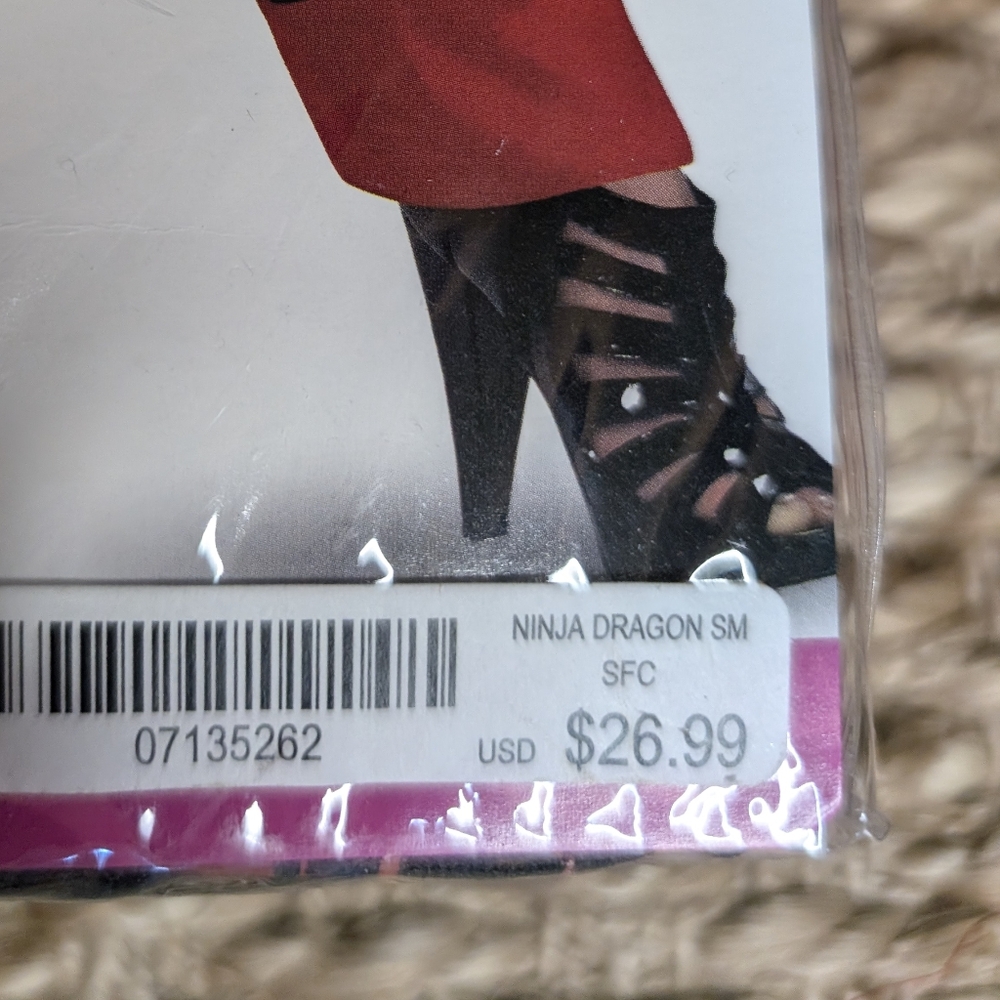 Spirit Women’s Dragon Ninja Halloween Costume Adult Small 4-6 - Picture 3 of 6